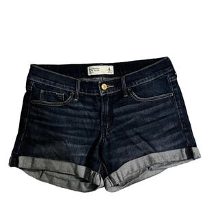 Abercrombie & Fitch dark wash Jean Shorts size 4